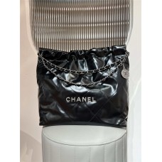 Chanel 22 bag medium 39cm black shw  2025 new 