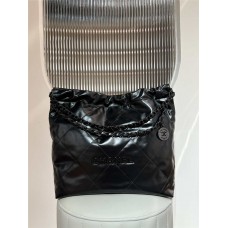 Chanel 22 bag medium 39cm all black 2025 new 