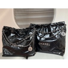 Chanel 22 bag black shw  2025 new 