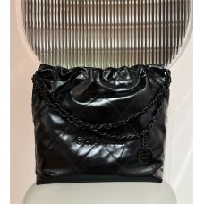 Chanel 22 bag  small 35cm all black 2025 new 