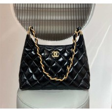 Chanel Hobo 24A medium hobo black bag 27x32x10.5cm  2025 new 