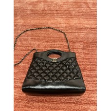 Chanel  31 Bag 31 bag mini shiny lamskin black 22x23x5.5cm 2025 new 