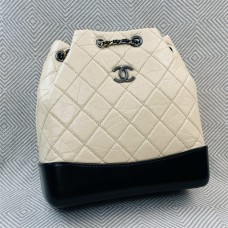 Chanel backpack   gabrielle backpack beige/black  2025 new 