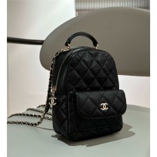 Chanel backpack  mini cc backpack black caviar lghw 13x18x7cm 2025 new 