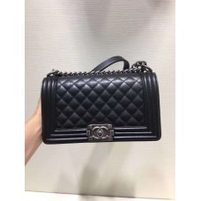 Chanel Leboy  25cm medium boy small caviar 2025 new 
