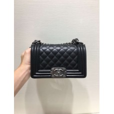 Chanel Leboy 20cm small boy black small caviar rhw 2025 new 