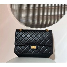 Chanel Reissue 2.55 Reissue Bag 226 28cm Black Leather  2025 new 