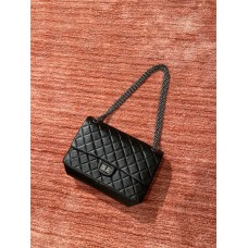 Chanel Reissue 2.55 reissue 2.55 225 black leather rhw 24cm 2025 new 