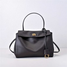 Balenciaga Redeo Medium 35cm latest in coffee color. Mini: 22cm (base) x 9.9cm (H) x 8.3cm (W), Small: 29cm x 20cm x 10cm, Medium: 35cm x 23cm x 11cm, Large: 40cm x 30cm x 13cm 2025 new 