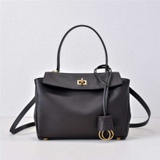 Balenciaga Redeo Small 29cm latest in coffee color. Mini: 22cm (base) x 9.9cm (H) x 8.3cm (W), Small: 29cm x 20cm x 10cm, Medium: 35cm x 23cm x 11cm, Large: 40cm x 30cm x 13cm 2025 new 