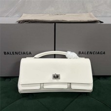 Balenciaga Bel Air series clutch with strap. Size: 26.9cm x 13.9cm x 5.3cm 2025 new 