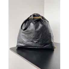 Balenciaga Trash large size in imported wrinkled calfskin. Size: 39.9cm x 46cm x 14cm 2025 new 