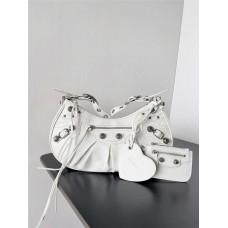 Balenciaga Le Cagole popular underarm dumpling bag, Medium S size 33cm. Size: 33cm x 16cm x 8.4cm 2025 new 