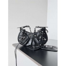 Balenciaga Le Cagole half-moon underarm dumpling bag, Small Xs. Size: 26cm x 16cm x 8cm 2025 new 