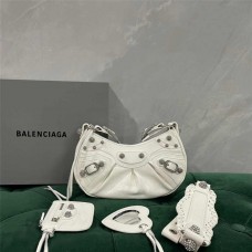 Balenciaga Le Cagole half-moon underarm dumpling bag, Small Xs. Size: 26cm x 16cm x 8cm 2025 new 