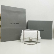 Balenciaga Crush Hourglass chain bag, Mini. Size: 21cm x 10cm x 5cm 2025 new 