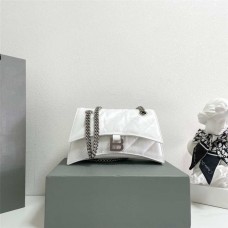 Balenciaga Crush Hourglass chain bag, Small 25cm. Size: 25cm x 15cm x 9.5cm 2025 new 