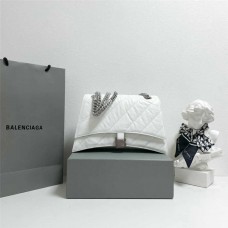 Balenciaga Crush Hourglass chain bag, Medium 31cm. Size: 31cm x 13cm x 20cm 2025 new 