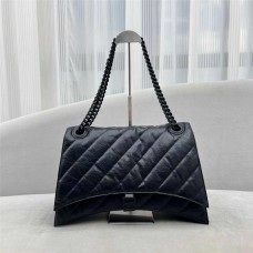 Balenciaga Crush Hourglass chain bag, Large. Size: 40cm x 11cm x 25cm 2025 new 