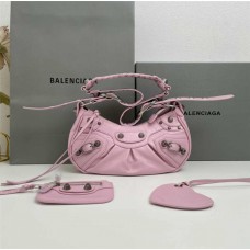 Balenciaga Le Cagole Half-Moon Underarm Dumpling Bag, Xs size 26cm: 26cm x 16cm x 8cm 2025 new 