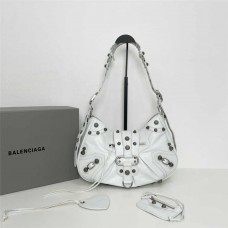 Balenciaga Le Cagole Half-Moon Underarm Dumpling Bag, Large size: 37cm x 25cm x 14cm 2025 new 