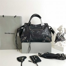 Balenciaga Neo Cagole City Motorcycle Bag: 33cm x 21cm x 13.5cm 2025 new 