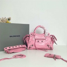 Balenciaga Neo Cagole New Motorcycle Bag: 26cm x 18cm x 11cm 2025 new 