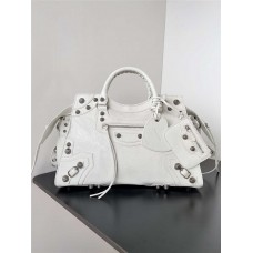 Balenciaga Neo Cagole City Motorcycle Bag Large: 38.5cm x 16.5cm x 24cm 2025 new 