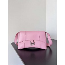 Balenciaga Hourglass New Release in Luxurious Nappa Soft Calfskin, Small Size: 25.4cm x 16.0cm x 8.4cm 2025 new 