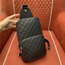 Louis Vuitton Black Leather Avenueshoulder bag  N41720 Size: 20 x 31 x 10cm  2025 new 