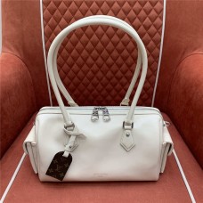 Louis Vuitton M12965 Speedy Cargo Size: 28 x 17 x 12cm   White  lambskin  2025 new 