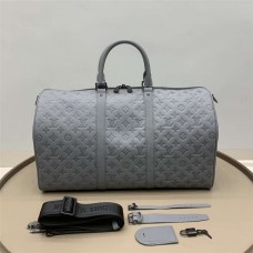 Louis Vuitton M46117 leather Embossing  keepall 50 Size: 50 x 29 x 23cm 2025 new 