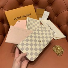 Louis Vuitton N63106 Felicie pochette Size: 21 x 12 x 3cm 2025 new 