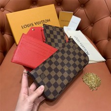Louis Vuitton N63032 Felicie pochette Size: 21 x 12 x 3cm 2025 new 