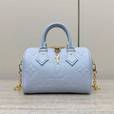 Louis Vuitton M46484 speedy 20-light blue   Size: 20.5x13.5x12cm 2025 new 