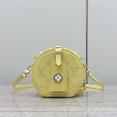 Louis Vuitton M11294 Mini  Round Bag - yellow   Size: 13x12x6.5cm 2025 new 