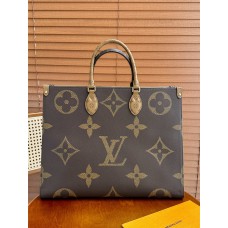 Louis Vuitton M45320 onthego Large  Tote black  shoulder belt   Size: 41x34x19cm 2025 new 