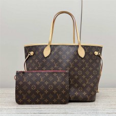 Louis Vuitton M41177 neverfull-red   Lining Size: 31x28x14cm 2025 new 