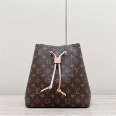 Louis Vuitton M44022  NÉONOÉ bucket -pink   Size: 26x26x17.5cm 2025 new 