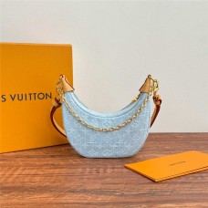 Louis Vuitton M24846  Loop Washed Denim Collection  Size: 23×13×6cm 2025 new 