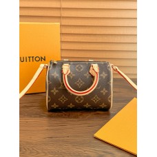 Louis Vuitton M61252 Nano Speedy Size: 16 x 12.5 x 10cm 2025 new 