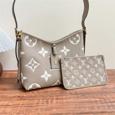 Louis Vuitton M47180 CarryallSmall - Elephane grey  Size: 29x24x12cm 2025 new 