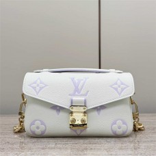 Louis Vuitton M23940 小Metis - ice  White  purple  Size: 21.5x13.5x6cm 2025 new 