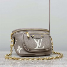 Louis Vuitton M83219 Mini BumbagWaist bag - Elephane grey  Size: 18x7x12cm 2025 new 
