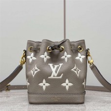 Louis Vuitton M46291 leather  Elephane grey  Noe Size: 13x16x10cm 2025 new 