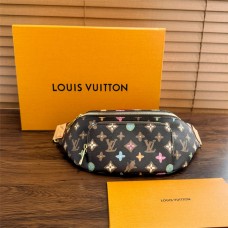 Louis Vuitton M24858 tyler Collaboration bumbag-black  Multi color  Size: 30x15x8cm 2025 new 
