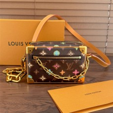 Louis Vuitton M25132  Tyler Collaboration Mini Soft Trunk-black   Size: 18.5x13x8cm 2025 new 