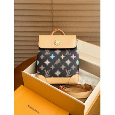 Louis Vuitton M83429 Nano Steamer-black  Multi color  Size: 15 x 18 x 7cm 2025 new 