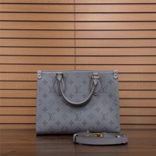 Louis Vuitton M12465  onthegoSmall - Shark  Grey  Size: 25x19x11.5cm 2025 new 