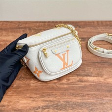 Louis Vuitton M82208 Mini BumbagWaist bag  米 yellow   Size: 18x7x12cm 2025 new 